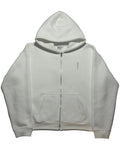 Zip Hoodie | White